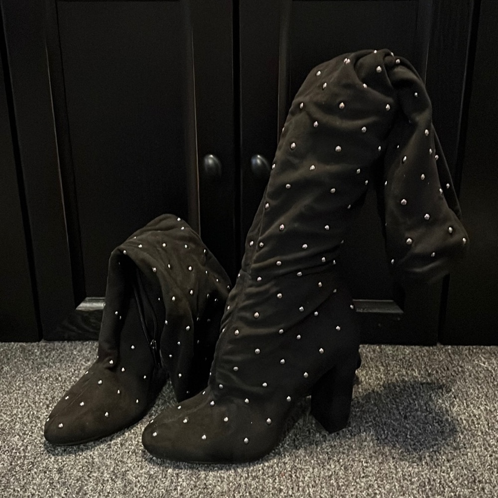 Jessica Simpson Knee High Studded Boots